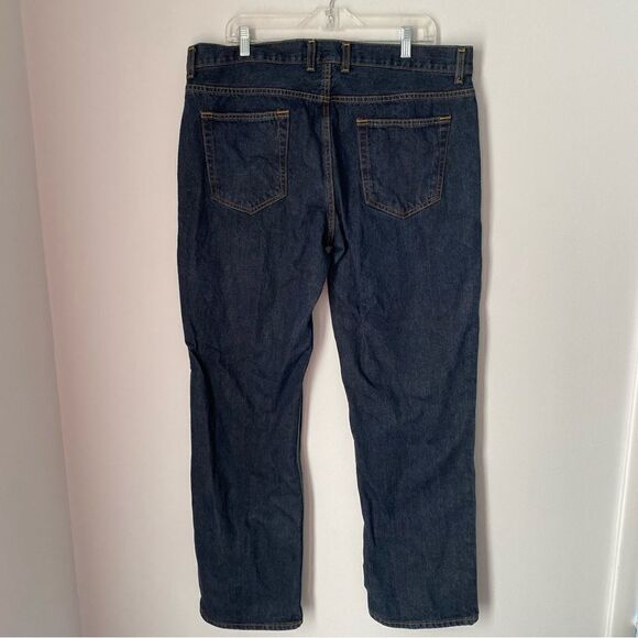 Route 66 RT66 Relaxed Straight Dark Wash Jeans - Picture 3 of 3